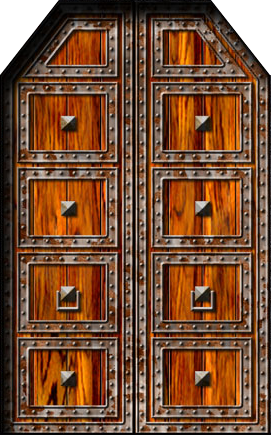 A fancy-looking door