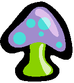 A magic-looking mushroom