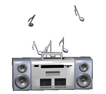 Radio playing music